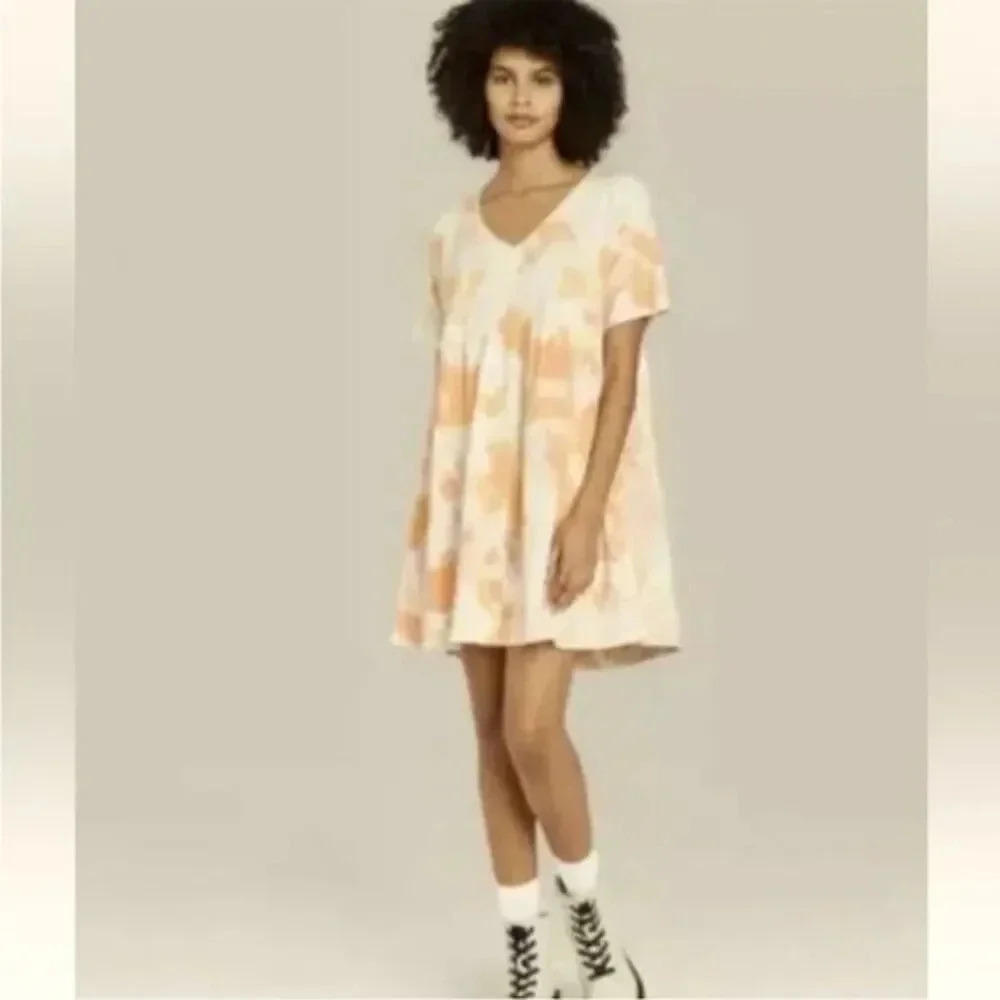 Wild Fable Short Sleeve Tye Dye Babydoll Sweatshirt‎ Dress size Medium